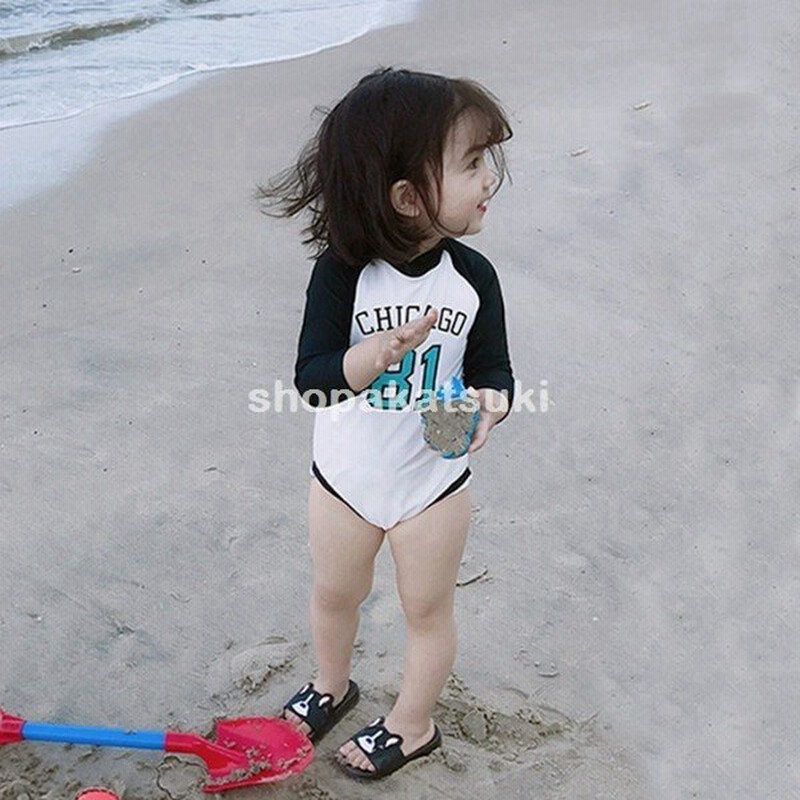 水着 女の子 子供 水着 韓国子供服 子供服 長袖 ベビー水着 帽子 キッズ 女の子水着 スイミング 紫外線防止 80 90 100 110 1 130cm 通販 Lineポイント最大0 5 Get Lineショッピング