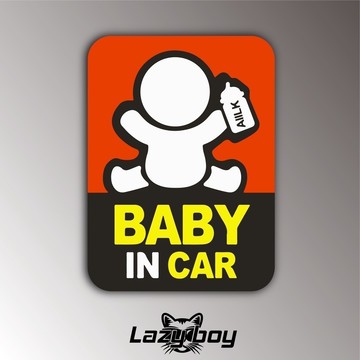BABY CAR 車貼 貼紙 防水貼紙 行李箱貼紙 安全帽貼紙 筆電貼紙 反光貼紙 汽車貼紙 機車貼紙