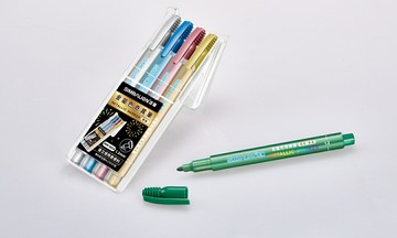 雄獅 MM-604 金屬色奇異筆 (1.0mm) (4色組)【APP滿額下單10%點數(單一帳號最高5000點)】1/31止