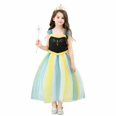 子供 アナ雪 アナ風 コスチュームドレス コスプレ ワンピース 女の子 キッズ パーティードレス ハロウィン衣装 Halloween特集 クリスマス 3点セット 通販 Lineポイント最大get Lineショッピング