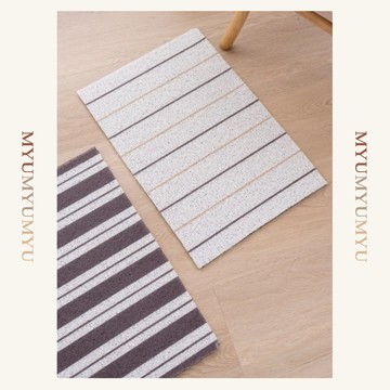 隔日到貨｜A RAYURES 絲圈條紋地墊 吸水防滑腳踏墊 浴室防塵地毯 玄關門口墊｜MYUMYU 沐慕家居 台灣