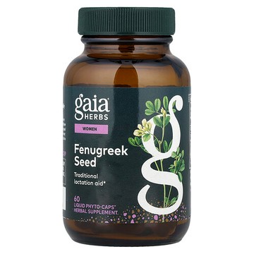 Gaia Herbs, 女性，胡蘆巴籽，60 粒全素液體 Phyto-Caps® 膠囊（每粒 390 毫克）