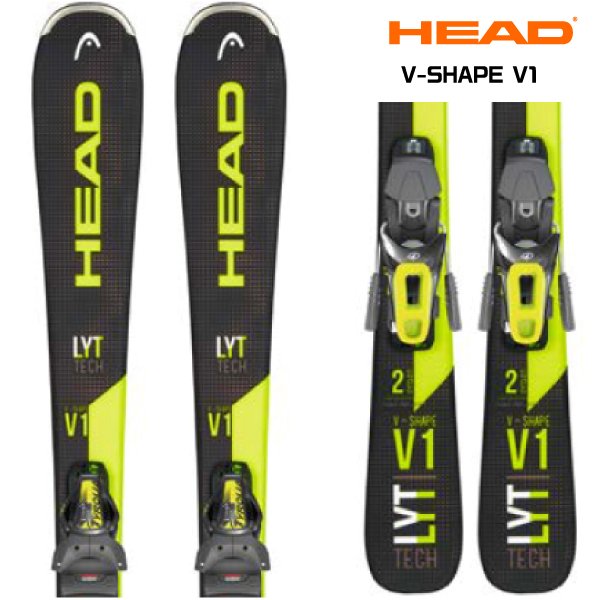 21-22 HEAD（ヘッド）【スキー板/専用金具セット/限定品】 V-SHAPE V1（Vシェイプ V1 金具付）315339【ショートスキー/金具取付無料】  通販 LINEポイント最大0.5%GET | LINEショッピング