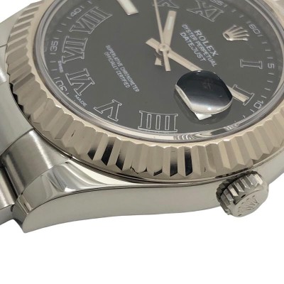 ロレックス デイトジャスト2 ランダムシリアル ルーレット 116334 ROLEX 腕時計 メンズ