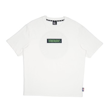 NBA 落肩 BOX刺繡 短袖上衣 灰狼隊