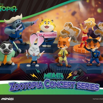 【迪士尼Disney】動物方城市 演唱會系列 盲盒(隨機出貨)(拆封不退)【墊腳石】盒玩 公仔擺飾