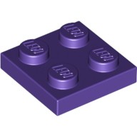 薄板磚 2x2 深紫色 3022