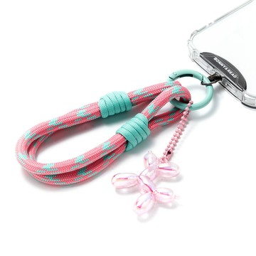 [韓國] 繽紛氣球狗手機掛繩 / 2色 / Colorful Balloon Dog Cell Phone Lanyard