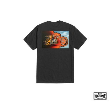 Loser Machine X David Mann Burn Rubber T-Shirt重機骷髏聯名上衣