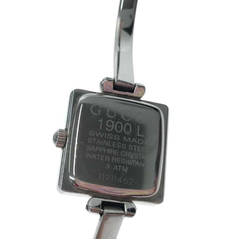 ▽▽ GUCCI グッチ レディース バングルウォッチ ピンクシェル文字盤  