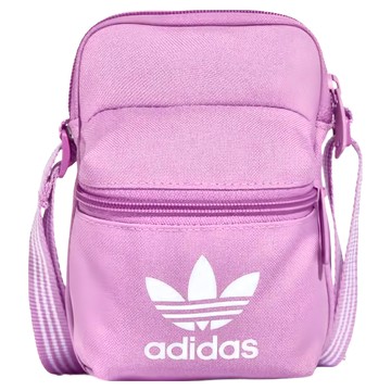 adidas original AC FESTIVAL BAG 斜背包 側背包  167.5 x 117.5 x 62.5mm  紫色