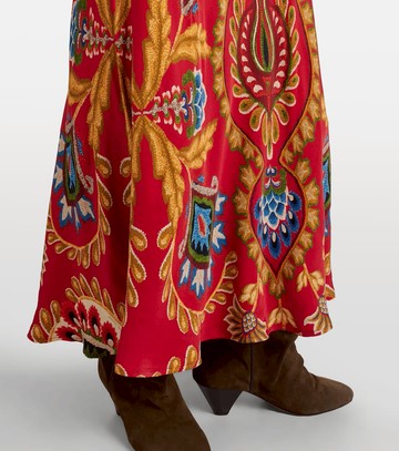 Farm Rio Folk Tapestry maxi dress