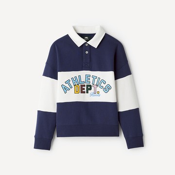 Roots 大童-ATHLETICS DEPARTMENT 長袖POLO衫