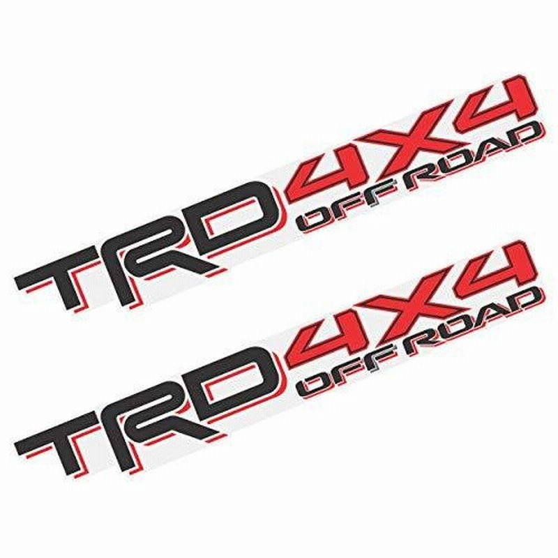 Trd 4x4 オフロード トラック デカール 2枚セット クリアビニールステッカー 並行輸入品 通販 Lineポイント最大0 5 Get Lineショッピング