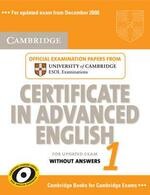 Cambridge Certificate in Advanced English 1 for Updated Exam Student's Book without Answer (1版) ESOL  Cambridge