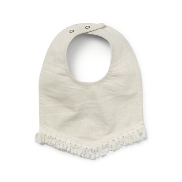 ELODIE DETAILS有機棉口水巾圍兜 Lilly White 典雅白