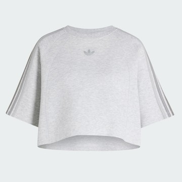 Adidas 愛迪達 Sst 2.0 Boxy Te KX4737 女 T恤 休閒短袖 短版上衣 穿搭 灰