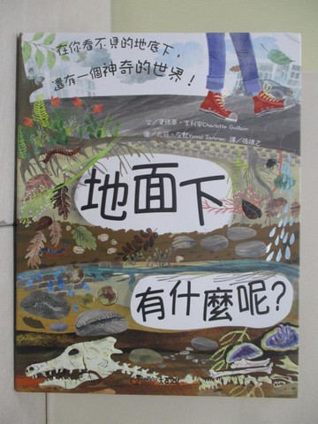 【書寶二手書T1／少年童書_ZE9】地面下有什麼呢？：在你看不見的地底下，還有一個神奇的世界！_夏綠蒂‧吉利安,  張靖之