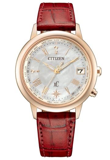 CITIZEN 星辰錶 xC系列 台灣25週年限定款 電波錶(CB1105-02W)-36mm-白貝皮革【刷卡回饋 分期0利率】【APP下單點數13倍送】