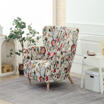 跨境新款彈力圓沙發套小單人椅子套可水洗家用休閑奧卡珊椅套通用