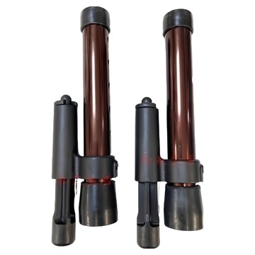 Nova 光星 412 一吋管徑助行器剎車輪管下壓式止滑套管 咖啡色  B412AA-A  2支