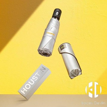 遮陽傘女全自動太陽傘女防曬超輕小防曬傘雙層鈦銀膠防曬小巧便攜五折傘【聚物優品】