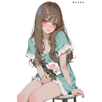 【8 月新品】07-139-0211 人物貼紙 簡約夏日女孩