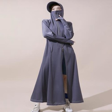 防曬衣女長款全身2025夏季新款防紫外線超長防曬服冰感時尚外套