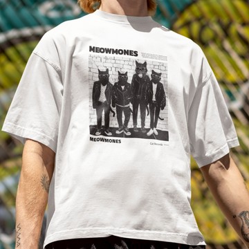 MEOWMONES 中性短袖T恤 6色 貓咪雷蒙斯樂團美國紐約皇后區punk CAT搖滾樂隊龐克車庫搖滾