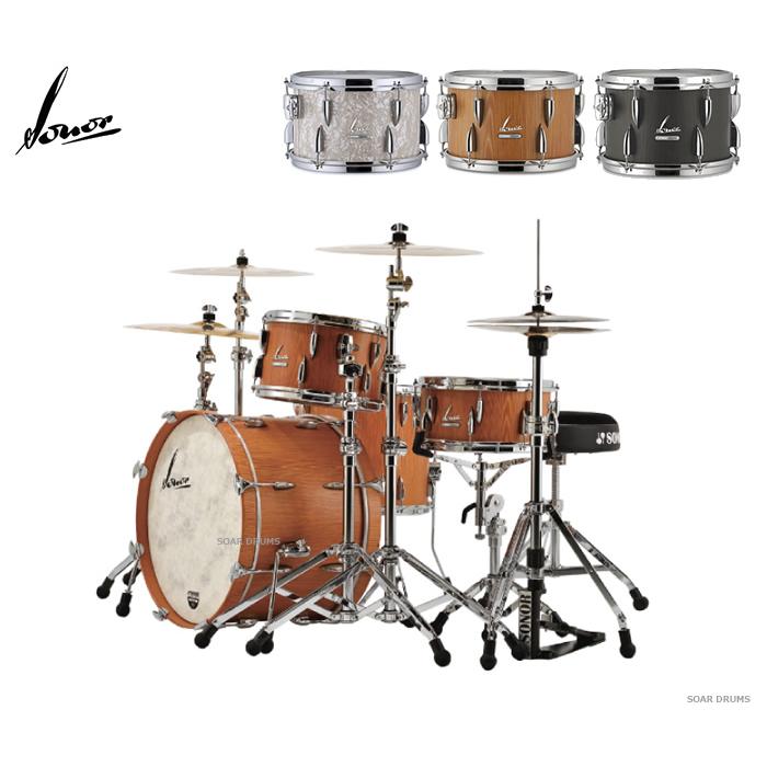 ドラムセット　SONOR ソナー ヴィンテージシリーズ・VT-THREE22   スネアVT-1465SDW   600シリーズハードウェアセット