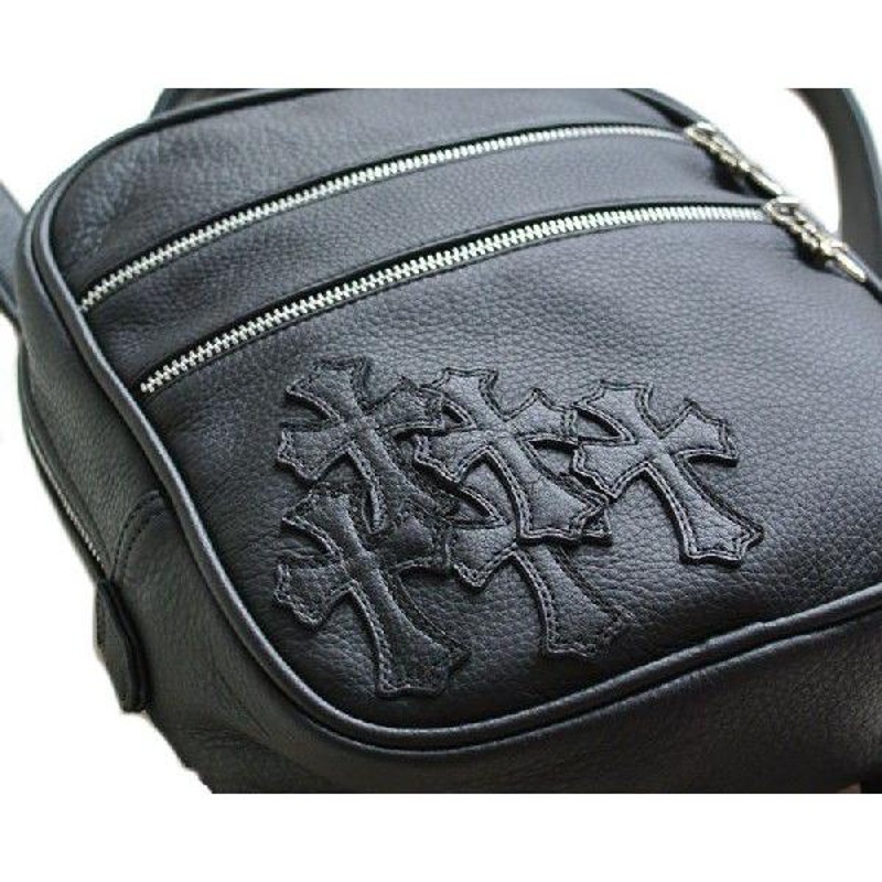 CHROME HEARTS TAKA BACK PACK クロムハーツ バックパック 「 TAKA / タカ 」 ブラックレザー クロスパッチ |  LINEブランドカタログ