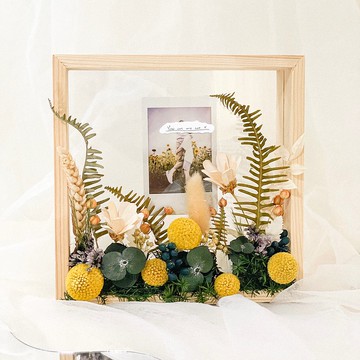 元氣森林 x 不凋乾燥花透明木框