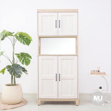 沐家具 mufurniture Koreai 鄉村風雙面中櫃/玄關/鞋櫃/收納