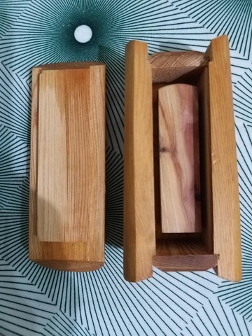 升官發財 檜木印章盒 不含印章