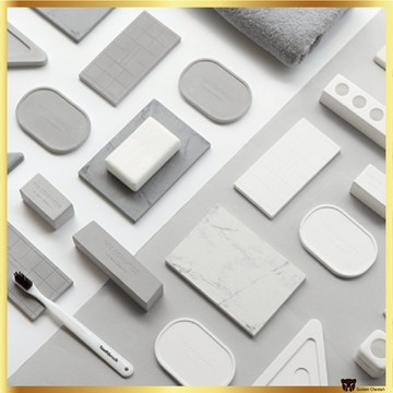 大創 [Daiso Korea] 矽藻土托盤肥皂架快乾吸水劑