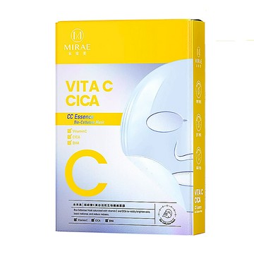 MIRAE 未來美 超級雙C美白修護生物纖維面膜  3片  1組