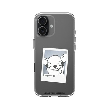 iPhone 17 Clear Case（相機按鈕） 透明 - Godgwawa 變種吉娃娃 - 拍立吉
