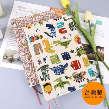 台灣製 珠友 SC-02307【網路/直營門市限定】SC-02307 23.8CM高台灣花布多功能可調式書衣/ 好好逛