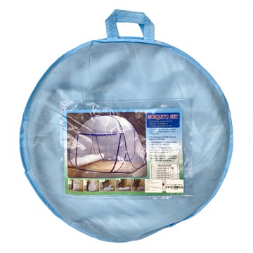 雲朵邊蒙古包蚊帳  190 x 100cm  寶藍色