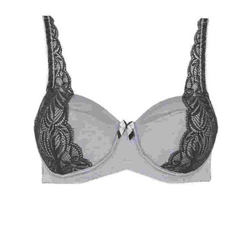 90CEF105DE外貿大碼文胸有鋼圈大罩杯蕾絲薄海綿內衣柔軟舒適