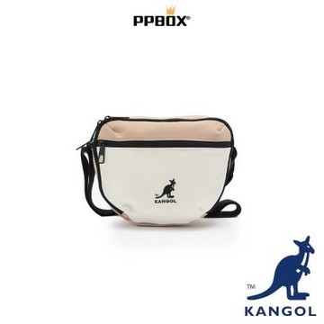KANGOL 13隔層 撞色斜背包 附背帶 包包 【64558709】