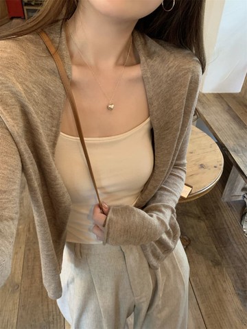 【限時79折】清淨之地薄針織防曬罩衫-84354