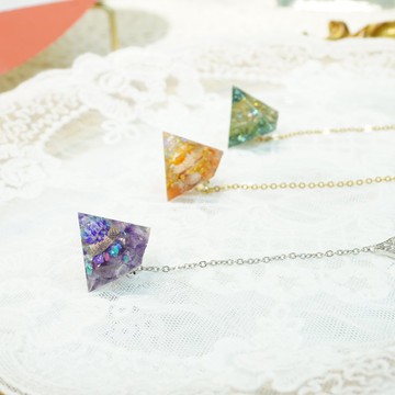 奧根能量塔 Orgonite | 磁石項鍊靈擺