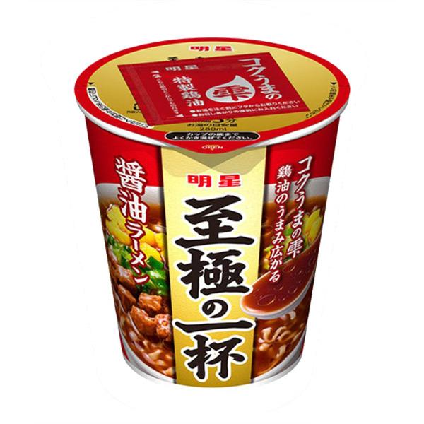 ★まとめ買い★　明星 至極の一杯 醤油ラーメン 66G　×12個