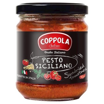 COPPOLA 柯波拉 日曬番茄西西里青醬 義大利日曬番茄 無麩質認證 不含BPA內襯  180g  1罐