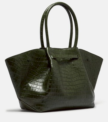 DeMellier New York croc-effect leather tote bag