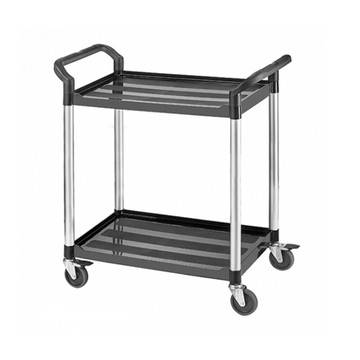 康得倫KTL 兩層手推工作車 黑色 /台 KT-818E【APP滿額下單10%點數(單一帳號最高5000點)】1/31止