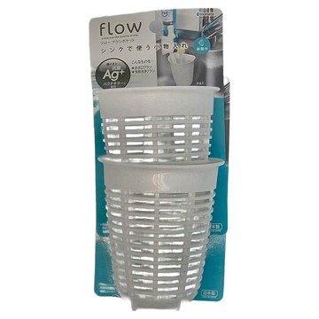 inomata 銀離子Ag+ 吸盤式菜瓜布架 Set  白色  1組