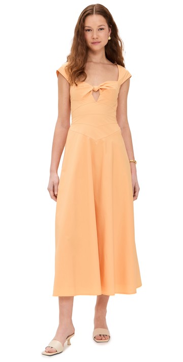 Cult Gaia Magnolia Dress Kumquat 4