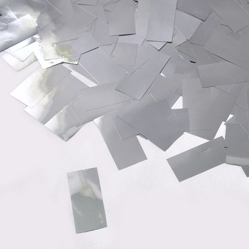 PARTY SHOW 大容量銀箔五彩紙花 1.5cm 200g  1個  銀色